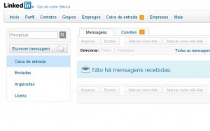 É possível encontrar empregos e gerenciar mensagens no LinkedIn