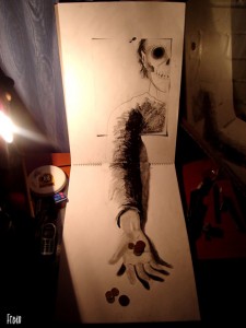 Desenho com efeito 3D feito a lapis, artista Fredo (11)