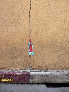 Artes de rua super criativas por OakoAk
